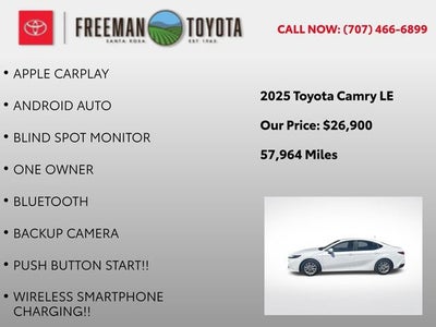 2025 Toyota Camry LE