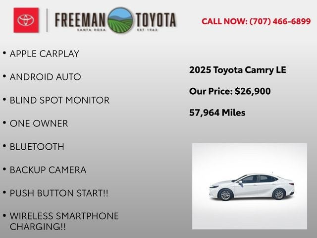 2025 Toyota Camry LE