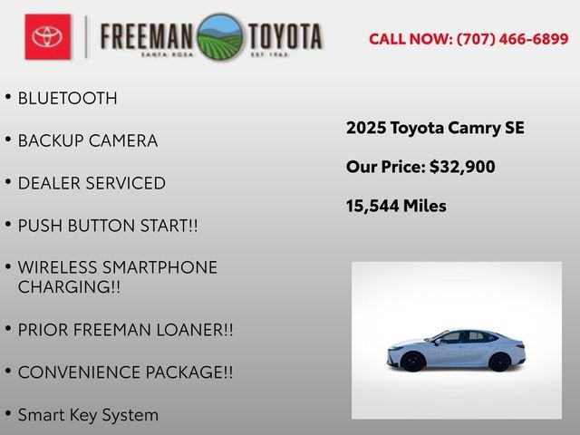 2025 Toyota Camry SE