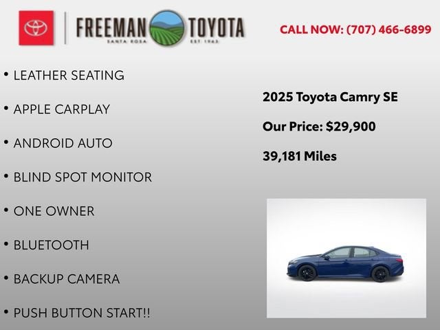 2025 Toyota Camry LE