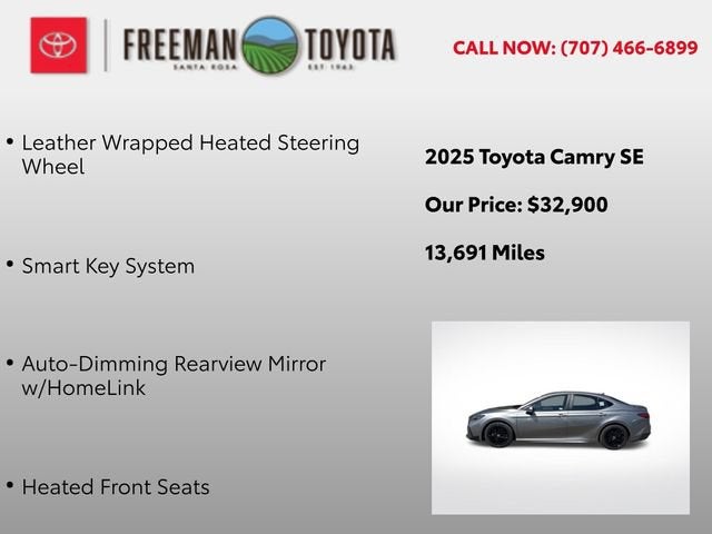 2025 Toyota Camry SE