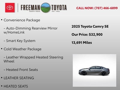 2025 Toyota Camry SE