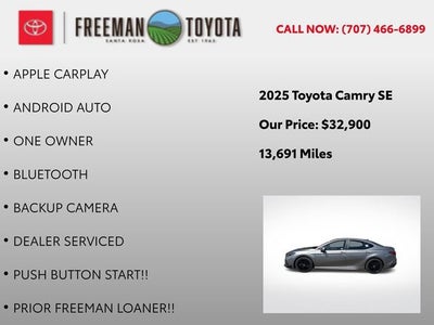 2025 Toyota Camry SE