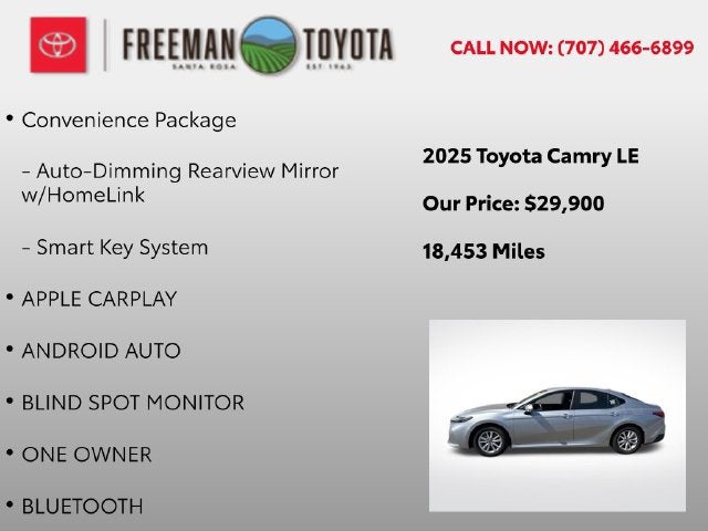 2025 Toyota Camry LE