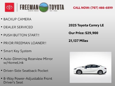 2025 Toyota Camry LE