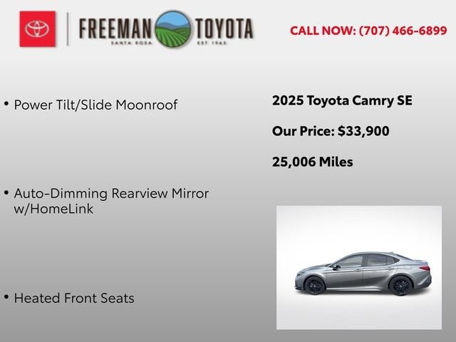 2025 Toyota Camry LE