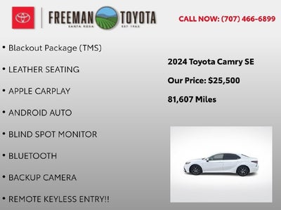 2024 Toyota Camry SE Auto