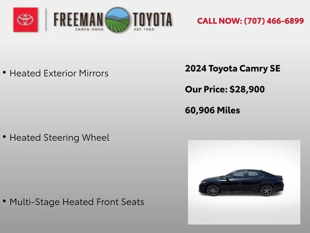 2024 Toyota Camry SE Auto AWD