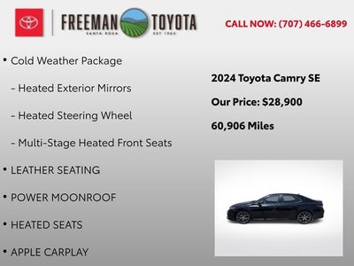 2024 Toyota Camry SE Auto AWD