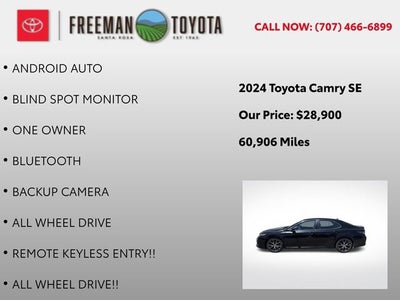 2024 Toyota Camry SE Auto AWD