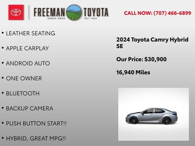 2024 Toyota Camry Base