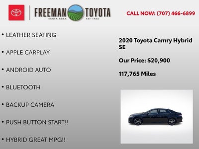 2020 Toyota Camry Hybrid SE CVT