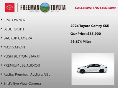 2024 Toyota Camry XSE V6 Auto