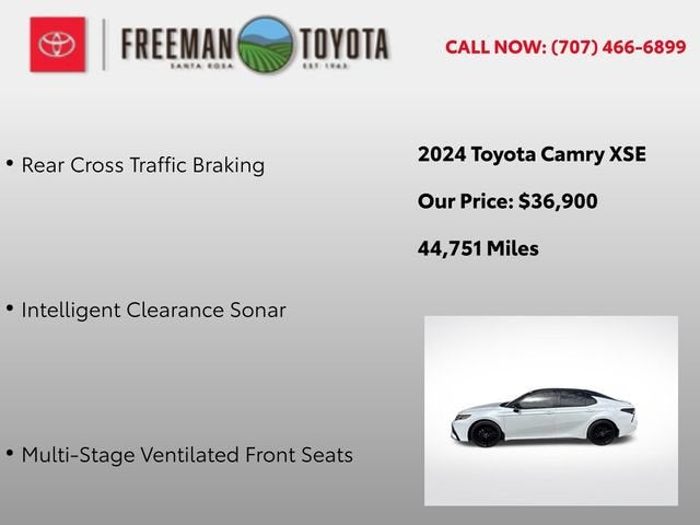 2024 Toyota Camry XSE V6 Auto