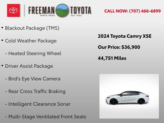 2024 Toyota Camry XSE V6 Auto