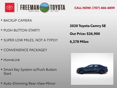 2020 Toyota Camry SE Auto