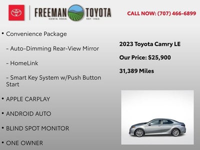 2023 Toyota Camry LE Auto