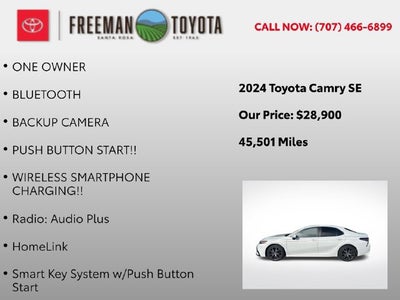 2024 Toyota Camry SE Auto