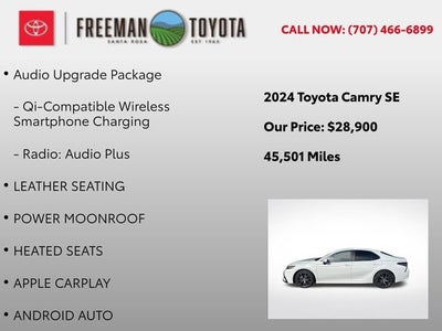 2024 Toyota Camry SE Auto