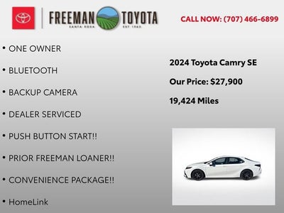 2024 Toyota Camry SE Auto
