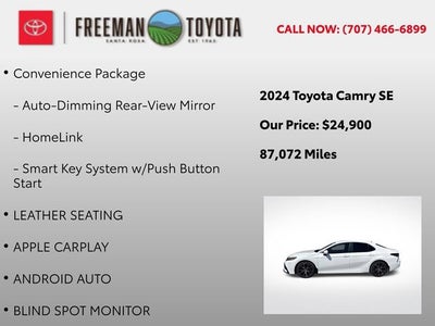 2024 Toyota Camry SE Auto