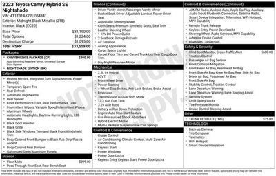 2023 Toyota Camry Base