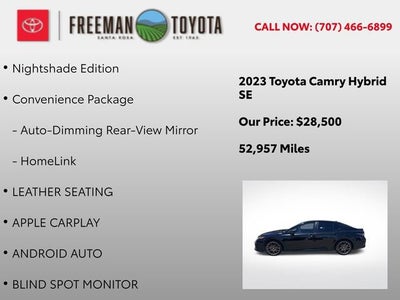 2023 Toyota Camry Base
