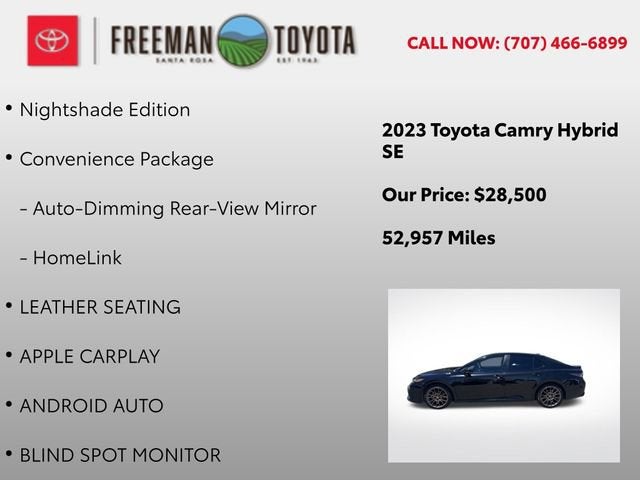 2023 Toyota Camry Base