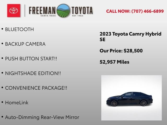 2023 Toyota Camry Base