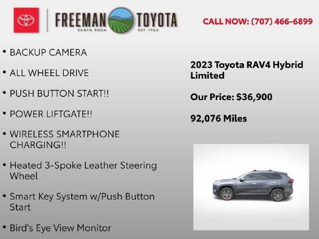 2023 Toyota RAV4 Hybrid Limited AWD