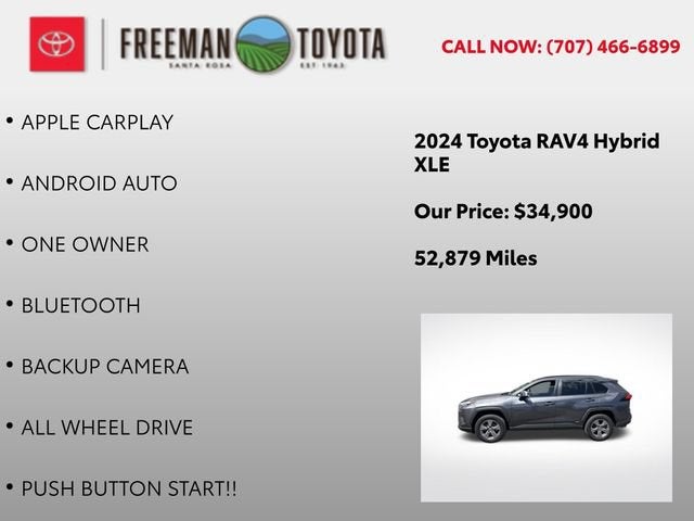 2024 Toyota RAV4 Hybrid XLE AWD
