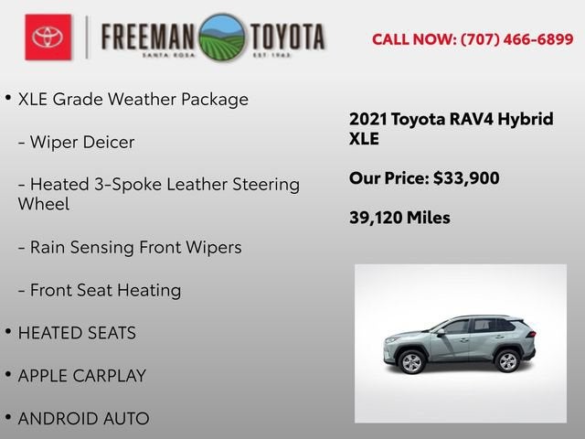 2021 Toyota RAV4 Hybrid XLE AWD