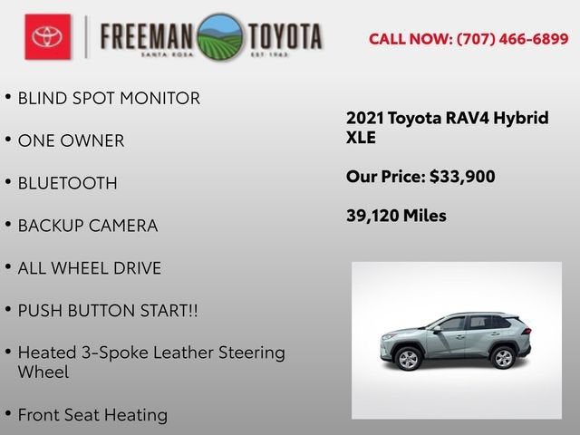 2021 Toyota RAV4 Hybrid XLE AWD