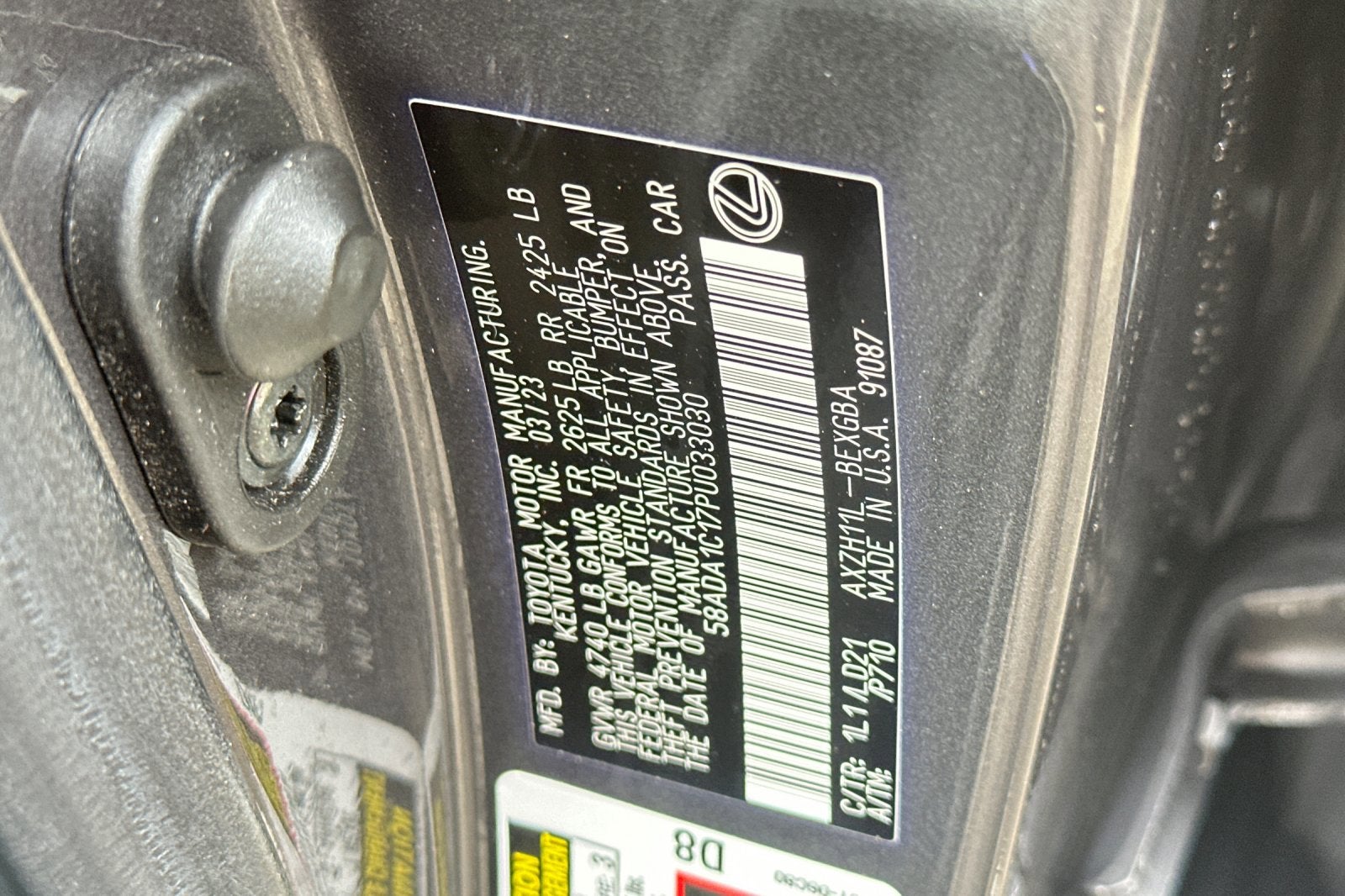 2023 Lexus ES ES 300h FWD