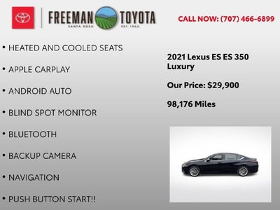 2021 Lexus ES ES 350 Luxury FWD