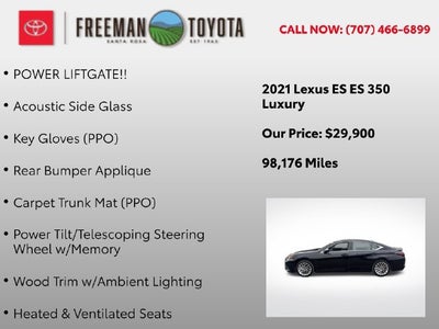 2021 Lexus ES ES 350 Luxury FWD