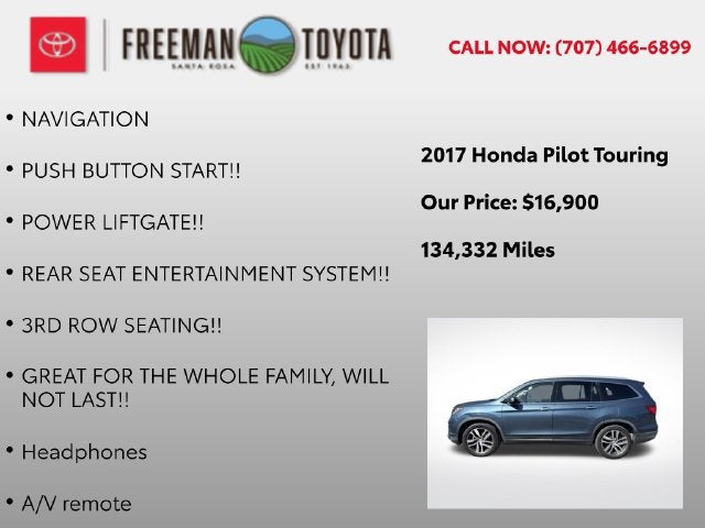 2017 Honda Pilot Touring 2WD