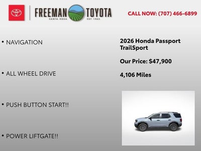 2026 Honda Passport TrailSport AWD