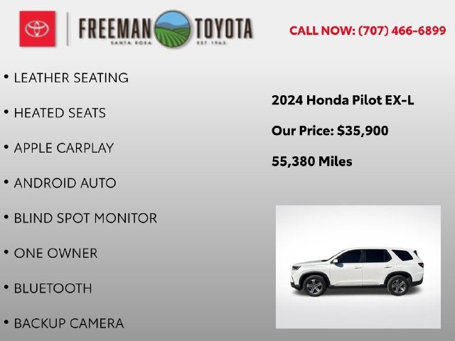 2024 Honda Pilot EX-L 7 Passenger 2WD