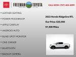 2023 Honda Ridgeline RTL AWD