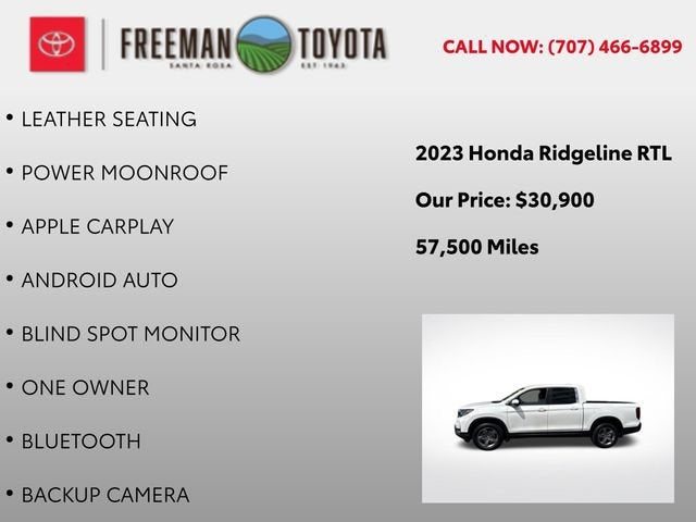 2023 Honda Ridgeline RTL AWD