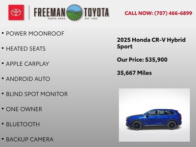 2025 Honda CR-V Hybrid Sport FWD