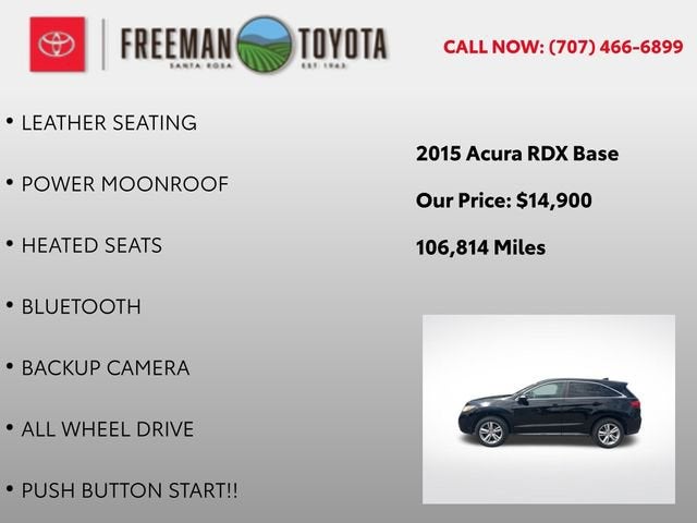 2015 Acura RDX AWD 4dr