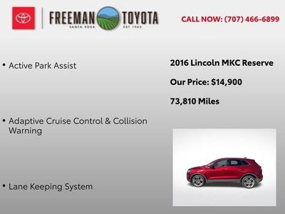 2016 Lincoln MKC AWD 4dr Reserve