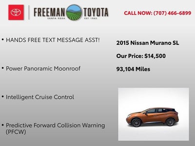 2015 Nissan Murano FWD 4dr SL