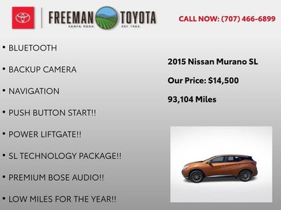 2015 Nissan Murano FWD 4dr SL