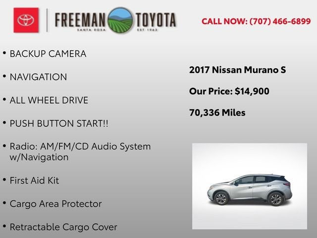 2017 Nissan Murano 2017.5 AWD S