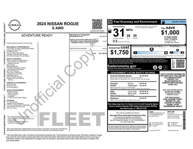 2024 Nissan Rogue AWD S