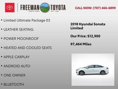 2018 Hyundai Sonata Limited 2.4L SULEV *Ltd Avail*