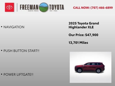 2025 Toyota Grand Highlander XLE FWD